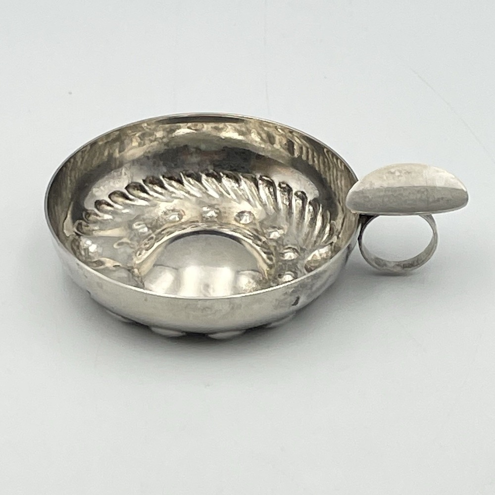 Vintage Italian Silverplate Tastevin Sommelier Wine Tasting Cup Italy Silver